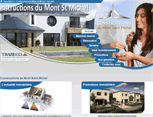 Tablet Screenshot of constructions-du-mont.fr